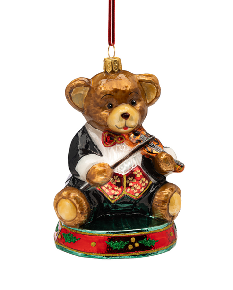 Huras Family The Little Maestro European Blown Ornament