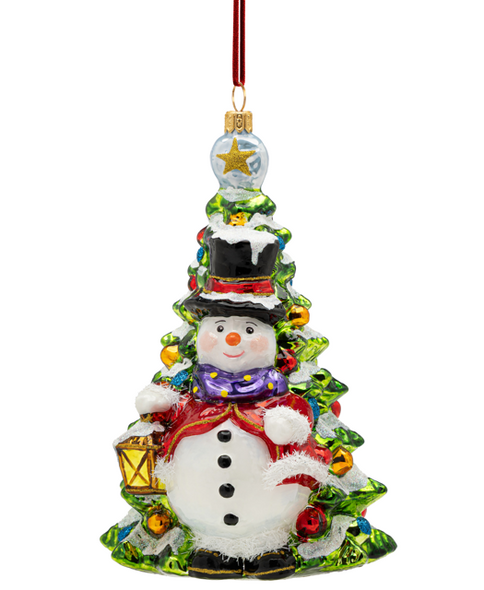 Huras Family Your Winter Woodland Guide European Blown Ornament