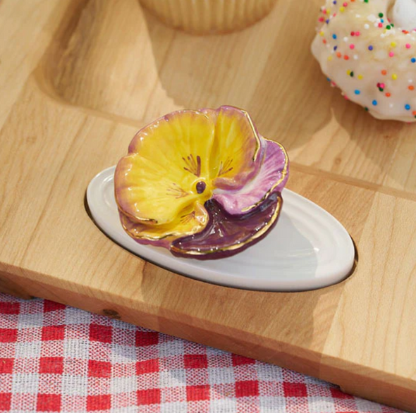 Nora Fleming Pansy Pop Mini