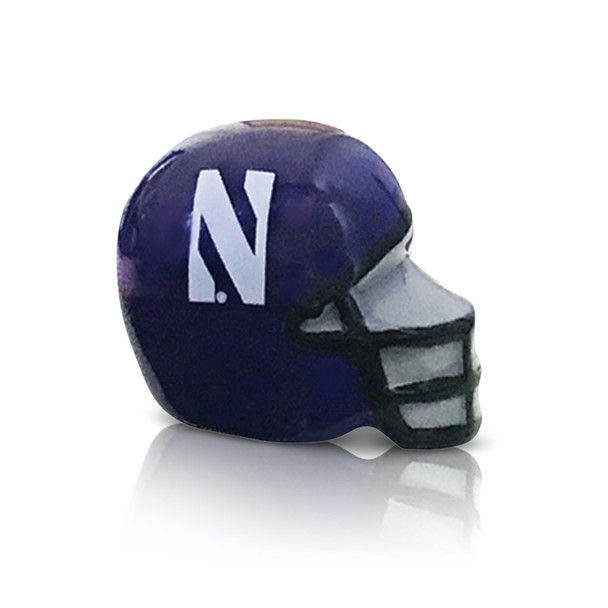 Nora Fleming Northwestern Helmet Mini