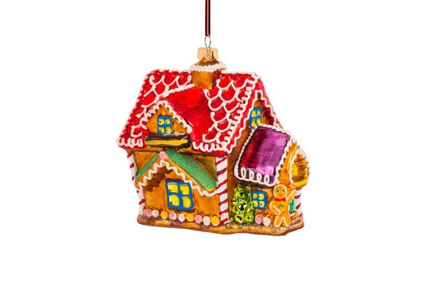 Huras Family Gingerbread Homestead Ornament 