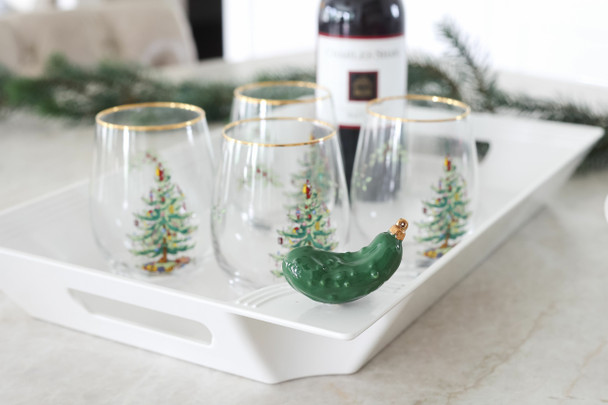 Nora Fleming Christmas Pickle Mini ( Retired )
