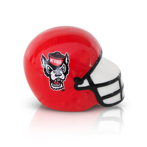 Nora Fleming NC State Helmet Mini
