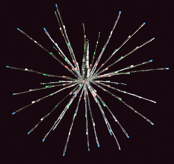 LED 3D Silver Multi Radiant Blast 24"