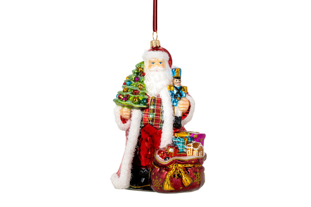 Huras Family Warwick Hall Santa Ornament
