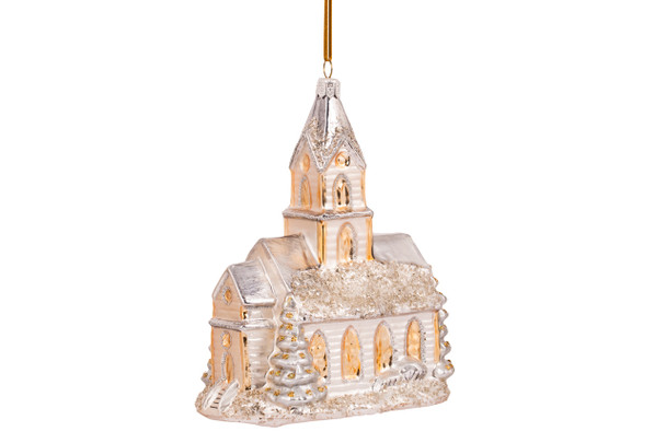 Huras Family Silver and Gold Adorable Chapel Ornament