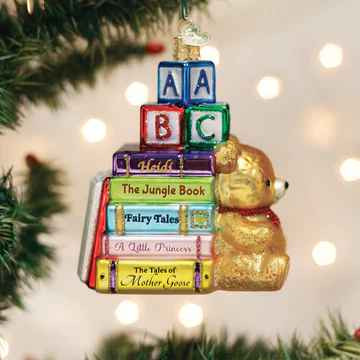 Old World Favorite Children's Books Ornament 