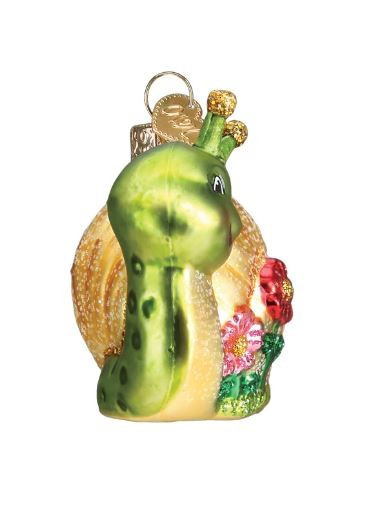 Old World Smiley Snail Ornament