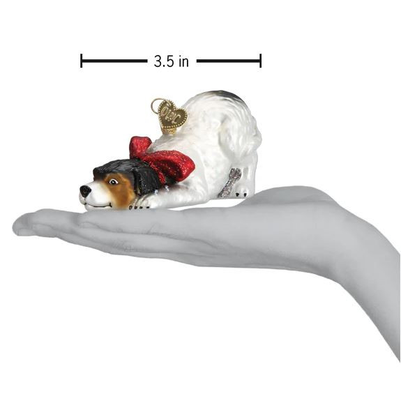 Old World Norman Rockwell Signature Dog Ornament