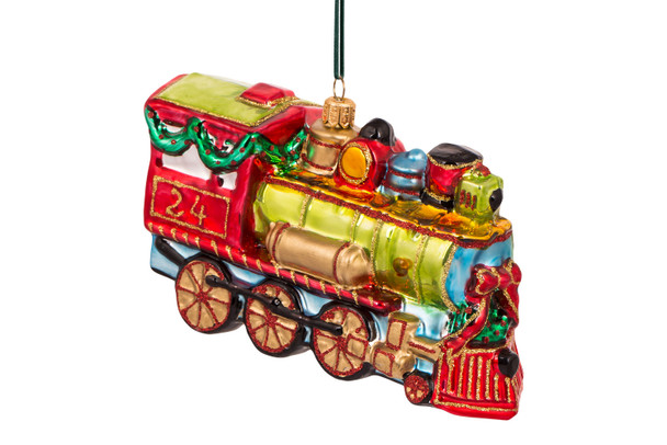 Huras Family Red Bow Express Ornament