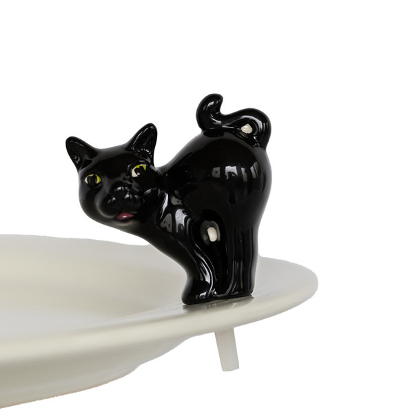 Nora Fleming black cat Mini