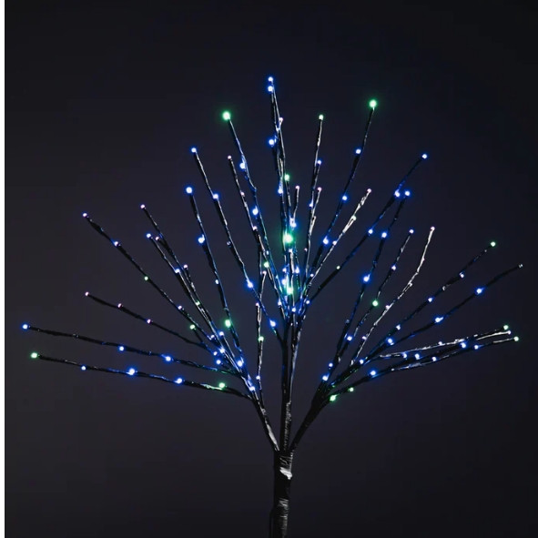 LED Light Burst Purple and Green 36"