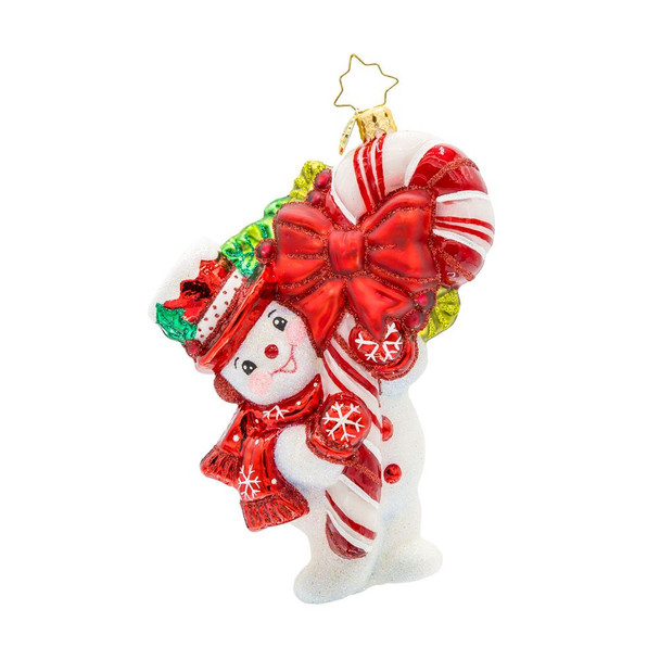 Radko Snowy Retro Cheer Ornament