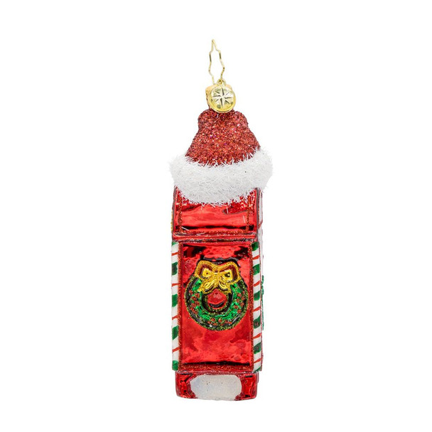 Radko North Pole Postbox Ornament
