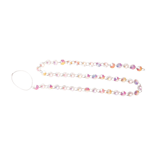 Iridescent Glass Bead Garland 36"