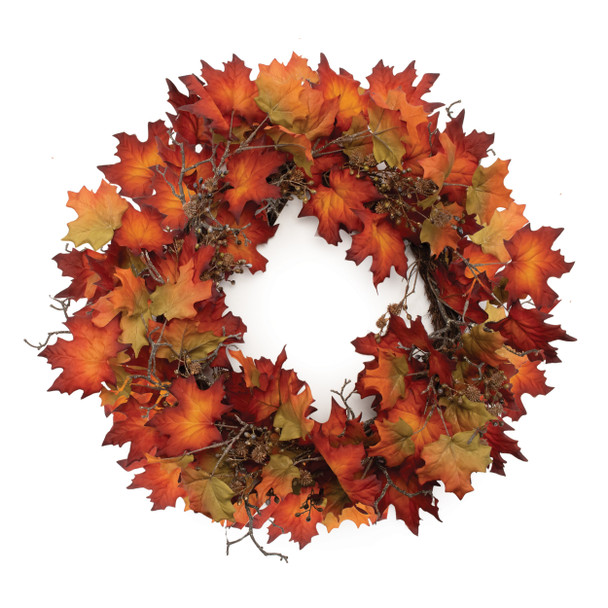 Maple Leaf Wreath 28"