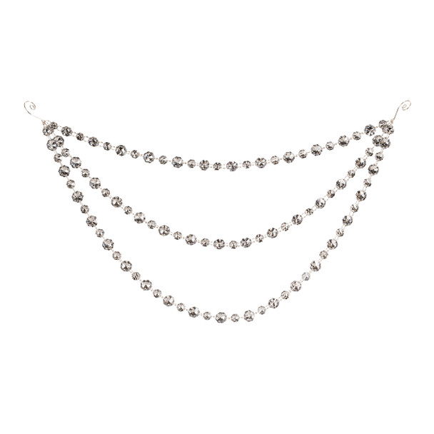 Triple Bead Garland Ornament 20"