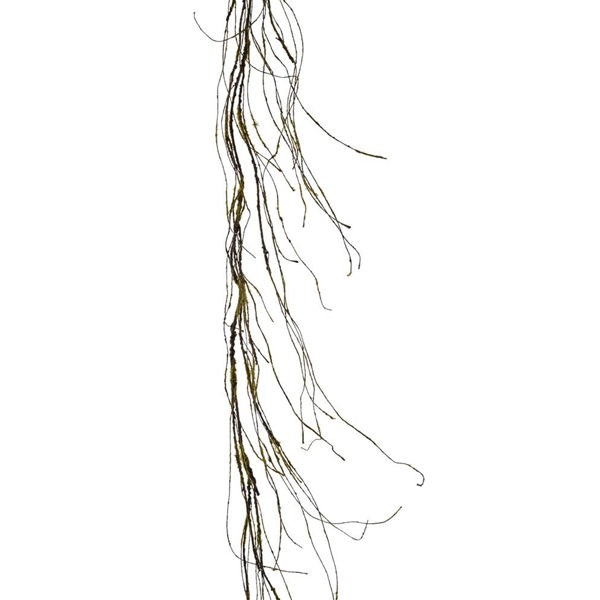 Mossy Twig Garland Brown and Green 6'
