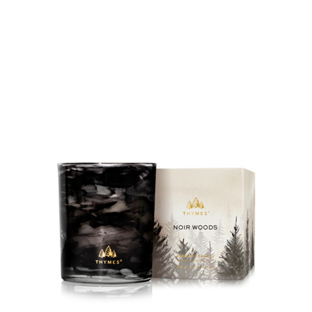 Thymes Noir Woods Boxed Candle 6.5oz.