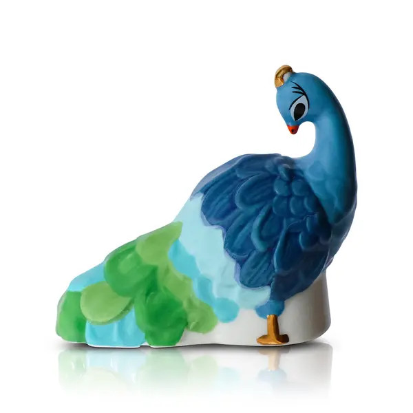 NEW! Nora Fleming fancy feathers (peacock) mini