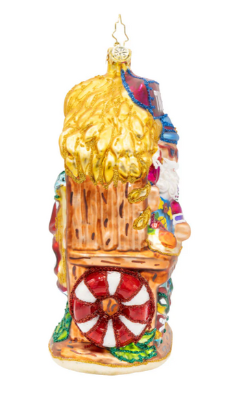 Radko Tiki Bar Santa Ornament