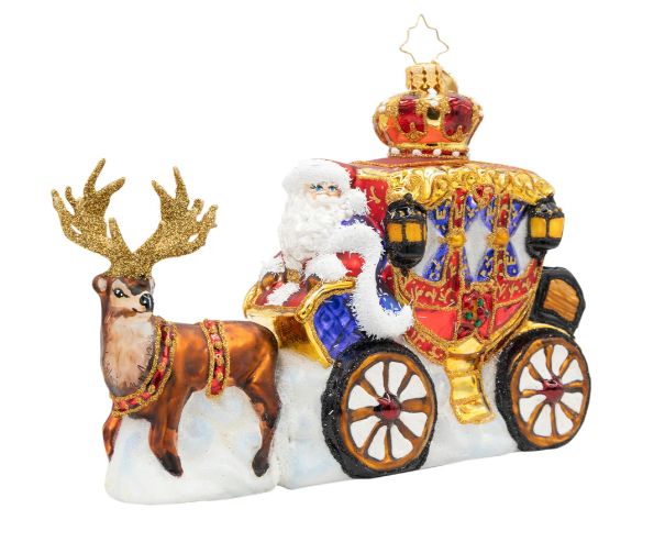 Radko Yuletide Carriage Ride Ornament