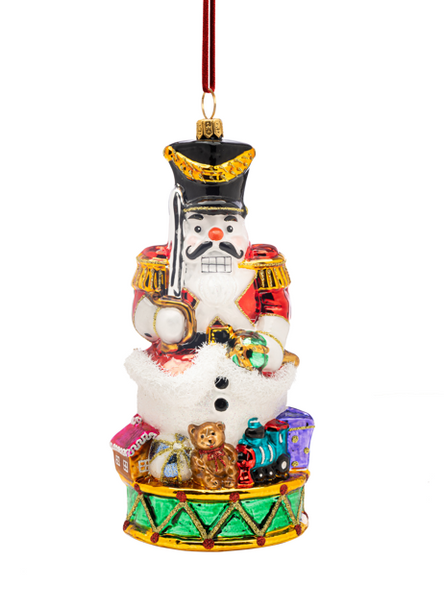 Huras Family Not Your Average Nutcracker European Blown Ornament