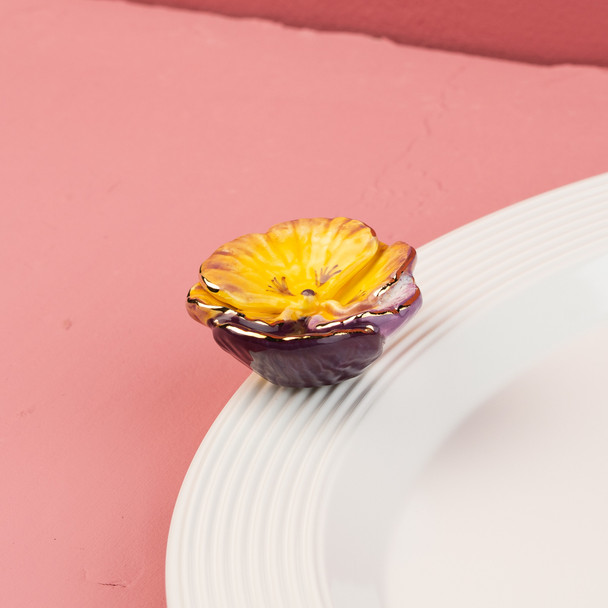 Nora Fleming Pansy Pop Mini