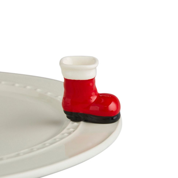 Nora Fleming Santa's Boot Mini, big guy’s boots (Retired)