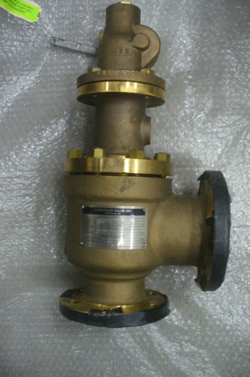 LONERGAN Safety Relief Valve P/N NMP1102D06G0057 SIZE 21/2"x 3" Model