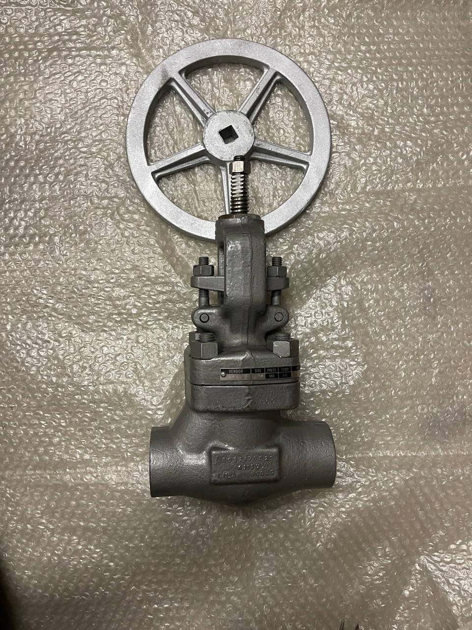 NAVAL SEA GLOBE VALVE DWG 803-2177525 Size 1-1/2 1-WAECO GLOBE