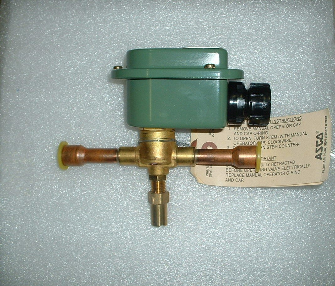 Asco E220K405S1T00H1 ASCO Solenoid valve Serie 220 - Brass body - PTFE - 2/2 - NC - G1/2 - 24/DC Asco E220K405S1T00H1 ASCO Solenoid valve Serie 220 - Brass body - PTFE - 2/2 - NC - G1/2 - 24/DC