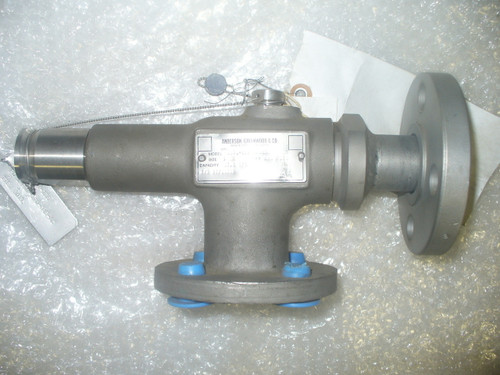 ANDERSON GREENWOOD VALVE, RELIEF PRESSURE  P/N 114J-E37-MP0150 Size: 1" IN   