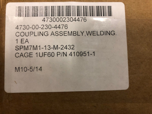 COUPLING,TUBE P/N 410951-1