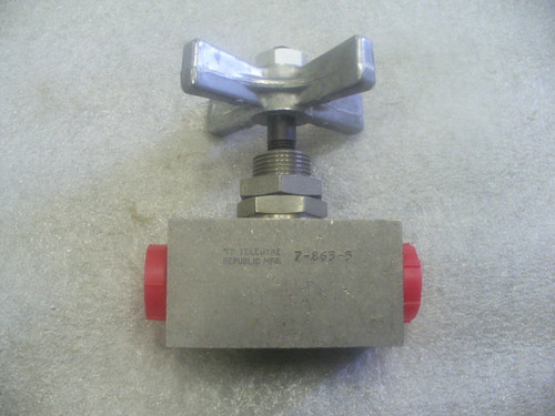 TELEDYNE VALVE,GLOBE P/N 7-863-5