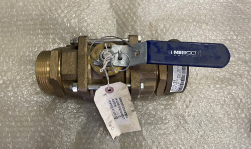 NIBCO Brass Valve Thread and Hose Connection Size 2-1/2”