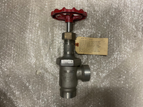 Walworth Angle Valve P/N 803-2177934-C Size: 1-1/2"