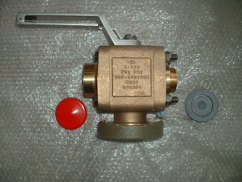 MILWAUKEE Ball Valve P/N 803-5001003-A752 Size: 1 1/2"