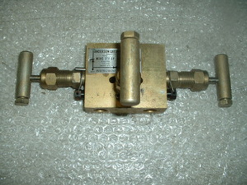 Anderson  Greenwood Hydraulic Manifold Assembly Valve P/N MIHC-3TF-SP