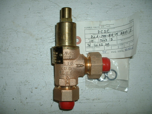 Kunkle Safety Relief Valve  P/N 20CS169966310 Size 1/4"