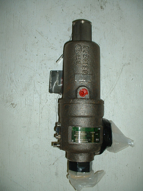 KUNKLE VALVE,RELIEF,PRESSURE AND TEMPERATURE P/N 34W700 1/2SCR CAP 2901T3500PSI  Size: 3/4" x 1"