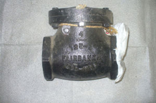 FAIRBANKS Check Valve P/N 115S 4IN Size: 4"