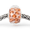 Trollbeads Leopard Spots faceted glass bead on chain