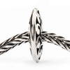 Trollbeads Caring Light on Chain, Troll Silver Charm on silver chain
