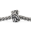 Trollbeads Savoy Knot, Silver Charm, On Chain