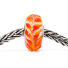 Trollbeads Glass Bead Golden Foliage on Chain