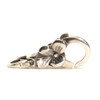 Trollbeads Flower Lock, sterling silver double sided clasp, fits Trollbeads bracelets.