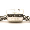 Trollbeads Silver Charm Scroll Small on Troll Bracelet