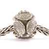 Trollbeads Silver Charm Cherry Blossom  on Troll Bracelet
