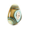 Trollbeads Glass Beads Aqua Edge Triangle